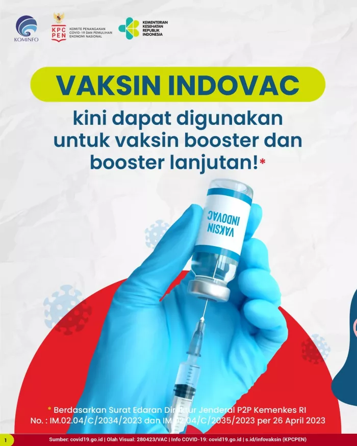Vaksin Indovac kini dapat digunakan untuk vaksin booster dan booster lanjutan!