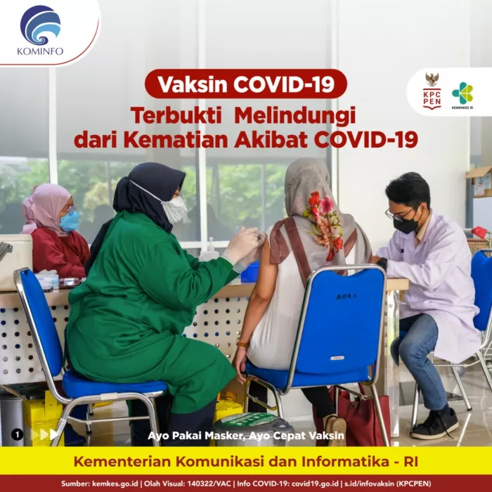Vaksin COVID-19 Terbukti Melindungi dari Kematian Akibat COVID-19